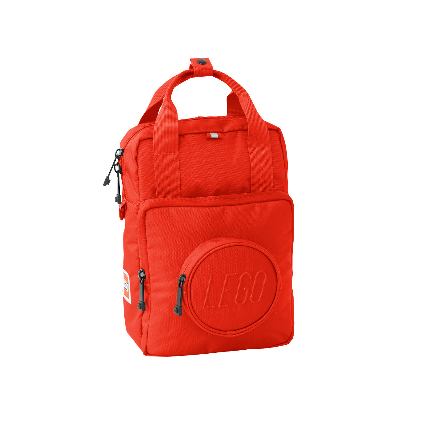 Sac à dos scolaire enfant Lego Signature Brique Lego 1x1 7L - Rouge vif