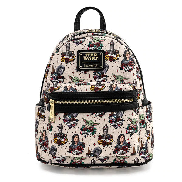 Loungefly: Star Wars The Mandalorian Tattoo Mini Backpack