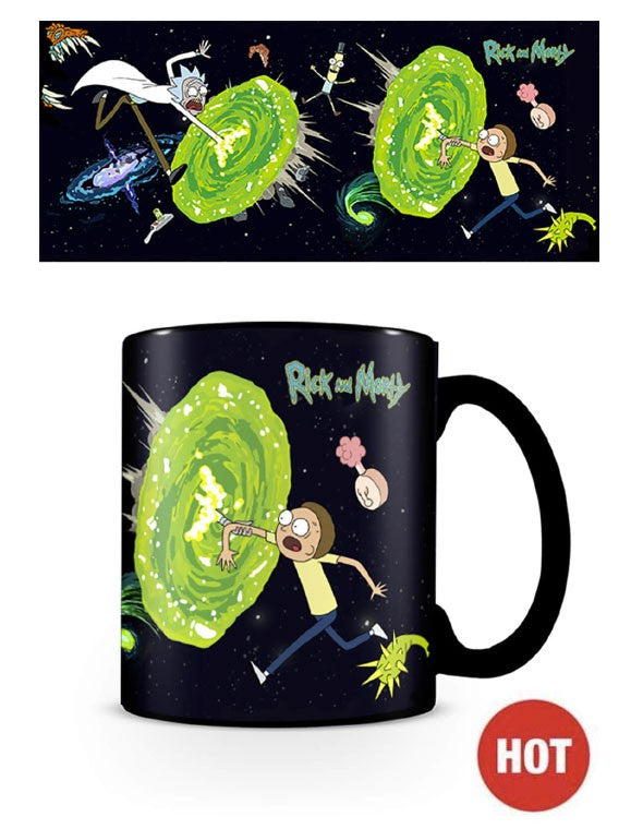 Rick et Morty - Portails Mug thermoréactif 315ml