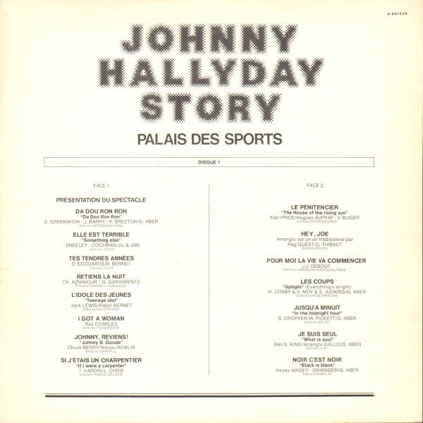 Johnny Hallyday – Johnny Hallyday Story (Palais Des Sports) [Vinyle 33Tours]