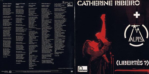 Catherine Ribeiro + Alpes –(Libertés ?) [Vinyle 33Tours]