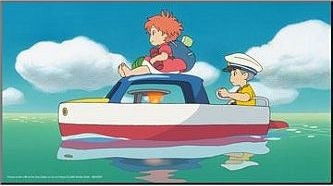 Ghibli - Tableau Ghibli 02 - Ponyo et Sosuke