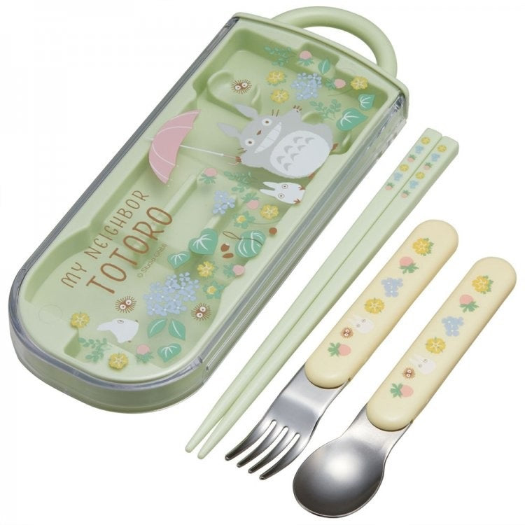 Ghibli - Mon Voisin Totoro - Set Baguettes Cuillère Fourchette Totoro Parapluie