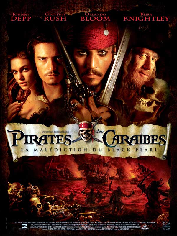 Pirates des caraibes 1 la malédiction du black pearl [DVD à la location]