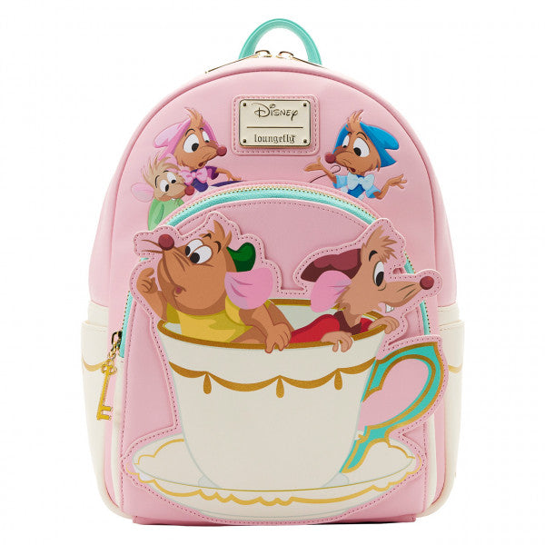 Loungefly: Disney - Cinderella Gus Gus and Jack Teacup Mini Backpack