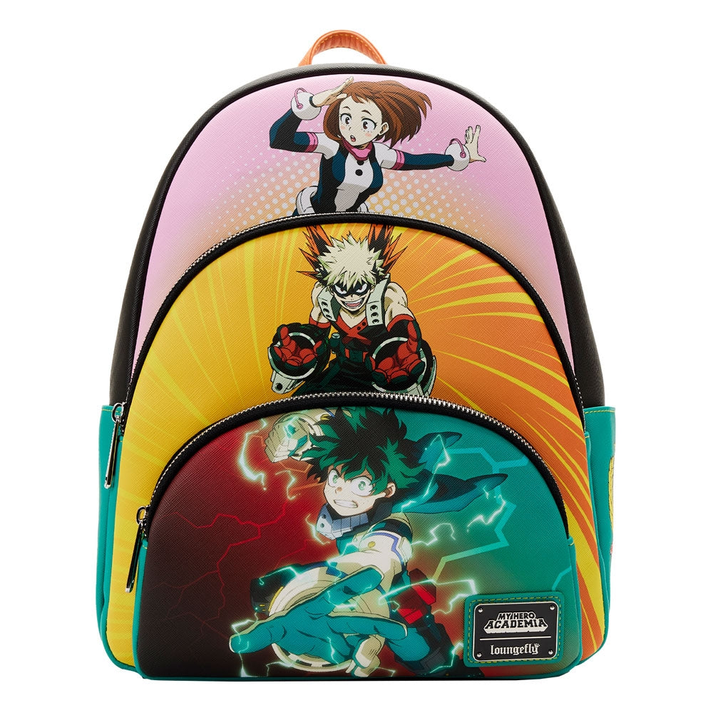 Loungefly: My Hero Academia - Triple Pocket Scene Mini Backpack