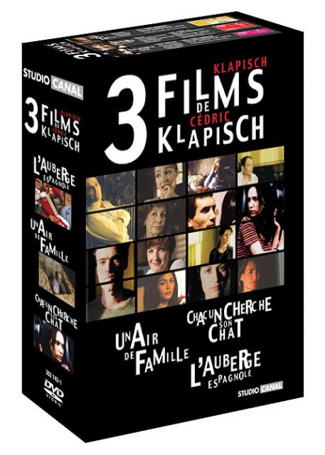 Coffret Cedric Klapisch : Chacun Cherche Son Chat / Un Air De Famille / L'auberge Espagnole [DVD]