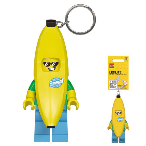 Porte-clés LED Lego mini figurine Banana Guy