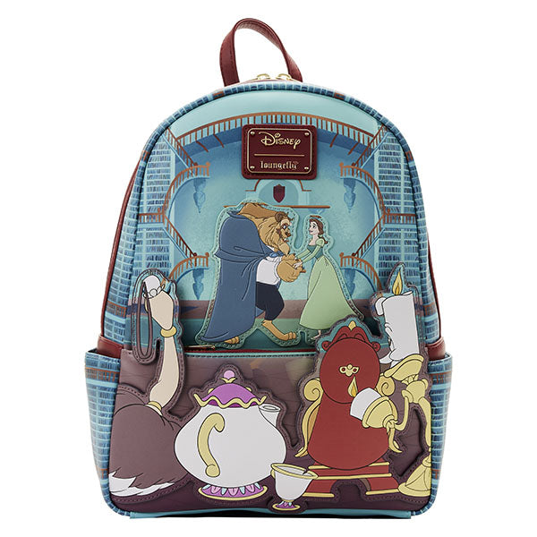 Loungefly: Disney - Beauty and the Beast Library Scene Mini Backpack